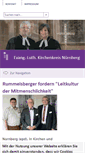 Mobile Screenshot of kirchenkreis-nuernberg.de